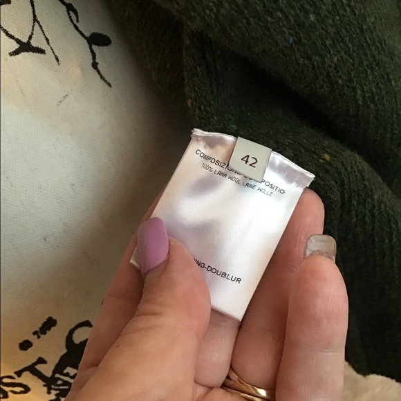 Stella McCartney Wool Cardigan Green 42 / 6 - Picture 7 of 8